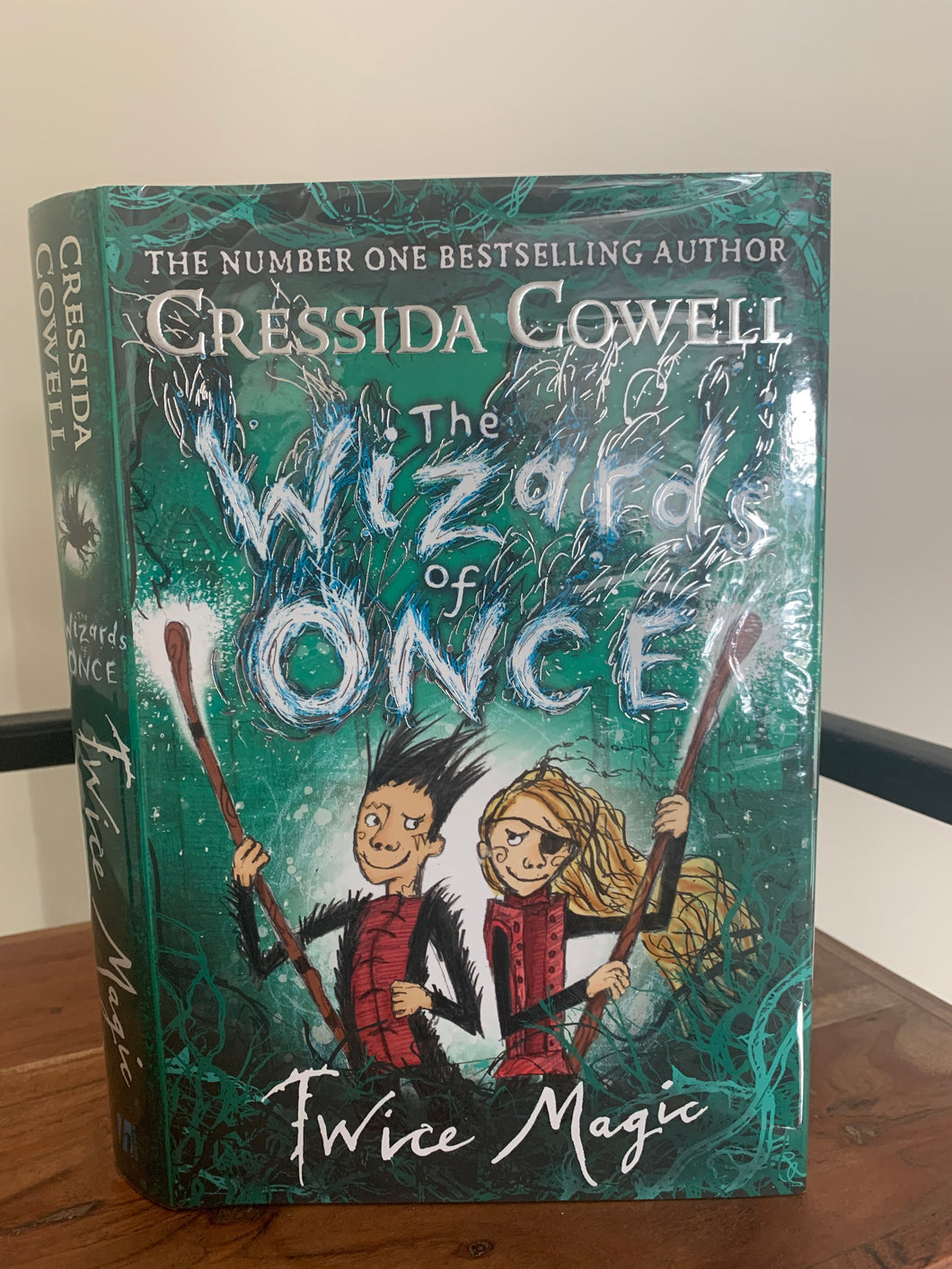 The Wizards of Once - Twice Magic (signed + 4 badge promotional set)