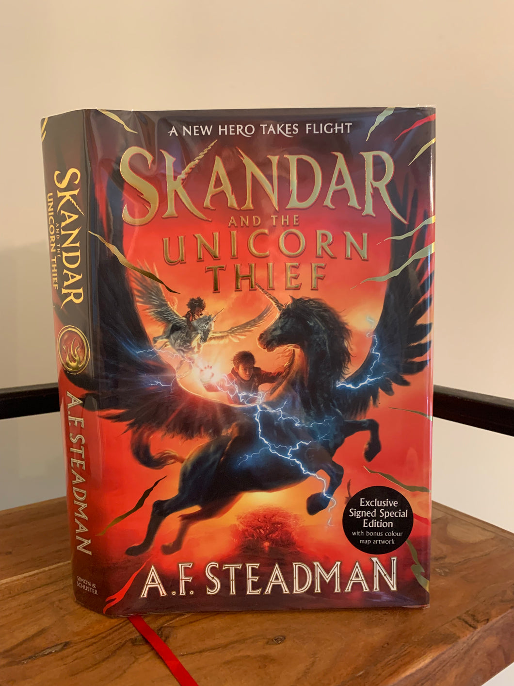 Skandar and the Unicorn Thief (signed with fold-out map)