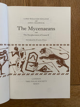 The Mycenaeans and the Decipherment of Linear B - Folio Society in slipcase