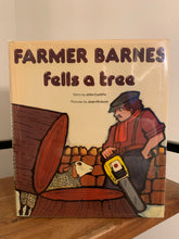 Farmer Barnes Fells a Tree