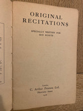 Original Recitations For Boy Scouts