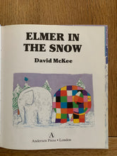 Elmer in the Snow (signed with Elmer doodle)