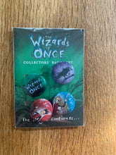 The Wizards of Once - Twice Magic (signed + 4 badge promotional set)