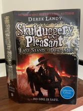 Skulduggery Pleasant - Last Stand of Dead Men  (signed + ghost doodle)