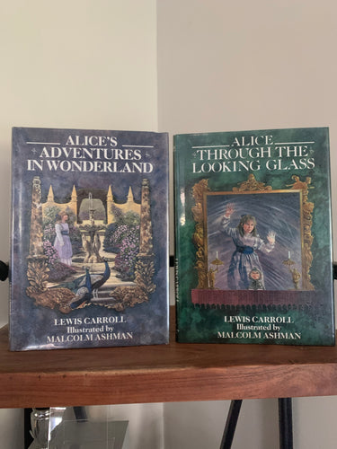 'Alice's Adventures in Wonderland' and 'Alice Through The Looking Glass' (two volume set)