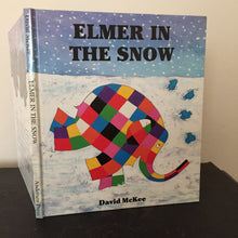 Elmer in the Snow (signed with Elmer doodle)