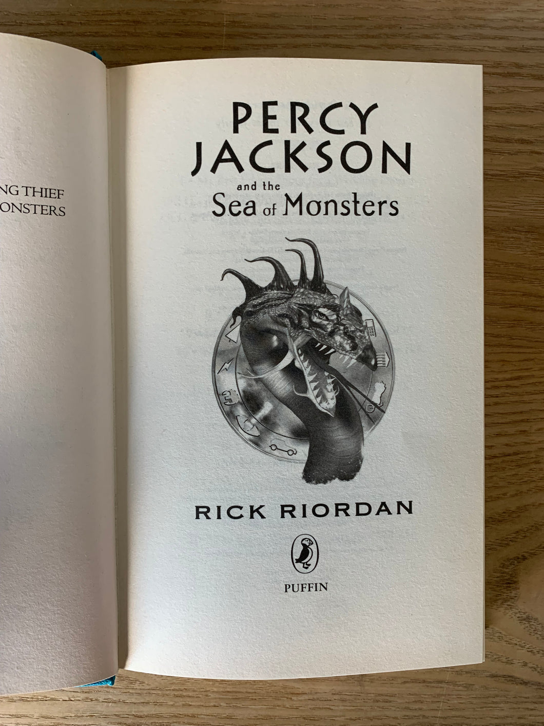 sea of monsters original cover Percy Jackson and the Sea of Monsters – Humford Mill Books