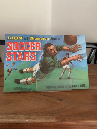 Lion and Champion Album of Soccer Stars